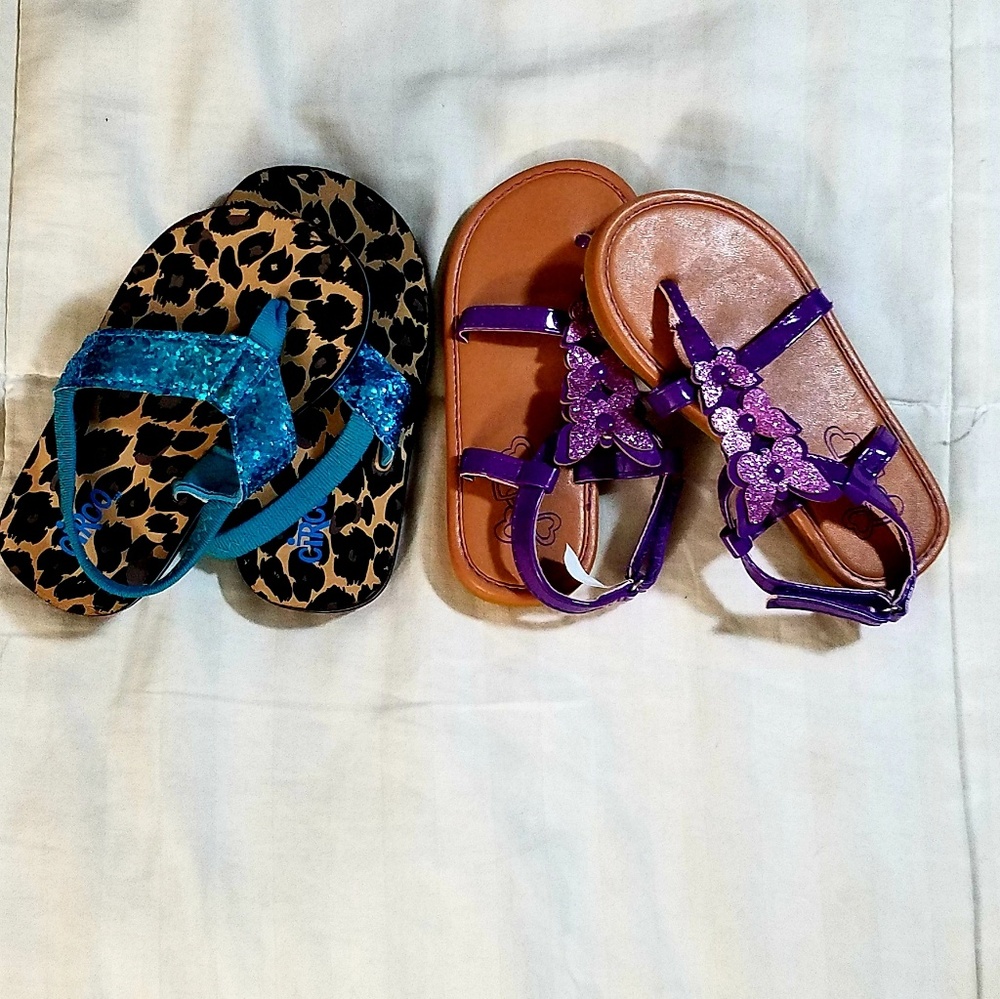 Girls sandals toddler sz 8 - Picture 3 of 3